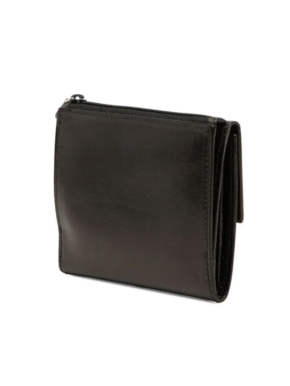 Gucci Trifold Wallet 035 Black Leather - Picture 2 of 7